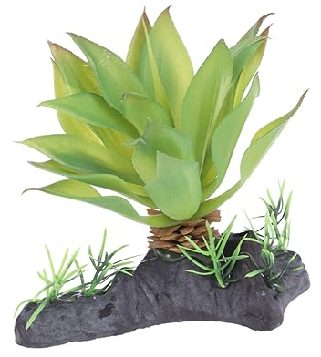 Yardwe Sukkulenten Terrarium Dekoration Für Reptilien Haustier Nest Dekor Künstliche Pflanze Für Terrarium Aquarium