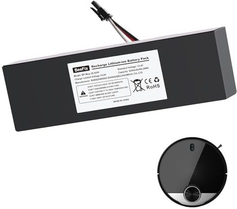 Batería de Repuesto de 6200mAh para Xiaomi Mop 2S / Mop Pro/Mop P, batería de Li-Ion de 14,4V STYTJ02YM batería de Robot Aspirador