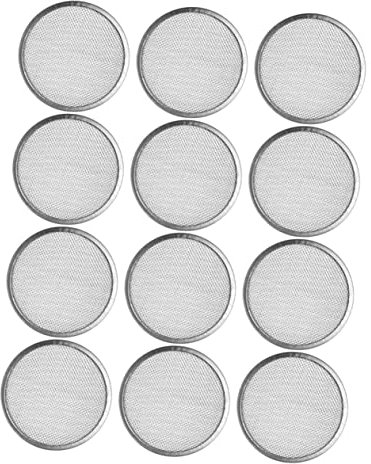 Amosfun 12stücke Siebdeckel Für Keimgläser Aus Edelstahl Glasfilterkappe Netzdeckel Für Weithalsgläser Zum Anbau Von Sprossen Und Gemüse
