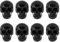 8Pcs Skull Refrigerator Magnets, Gothic Decor Fridge Magnets for Halloween Kitchen Office Whiteboard Locker Accessories