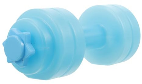 WHAMVOX Dumbbell Water Bottle Shaped Gym Workout Bottle Large Capacity for Fitness Studio Use