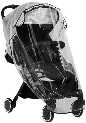 Universal Rain Cover for Pushchair, Baby Stroller Rain Cover Easy to Install, Universal Weather Shield with Transparent Window, Fits Most Protects Your Boys and Girls from Rain Cold Wind Sleet