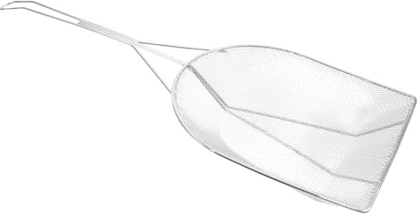 SHINEOFI Schiumarola in Acciaio Inox Colino Maglie Metalliche Cucchiaio Per Filtrare Olio Separatore Di Grasso Utensile Da Cucina Multifunzionale Per Friggere Pollo e Patatine Fritte