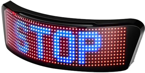 Rersduyt LED Smart Cycling Helmet Taillight, Motorcycle Helmets Light with Turn-Signals Speedometer and Programmable APP