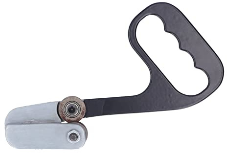 MUNEFE bärbar plåtskärare, plåtskärare i rostfritt stål, manuell plåtskärningsverktyg för att skära kopparplåt, aluminiumplåt, plastplåt, kartong, etc.