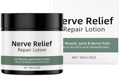 Nerve Cream | Crema natural para hombros | Loción corporal no grasa de rápida absorción para articulaciones, nutrición diaria para rodilla, lumbar, cuello, manos y pies, 3.5 onzas