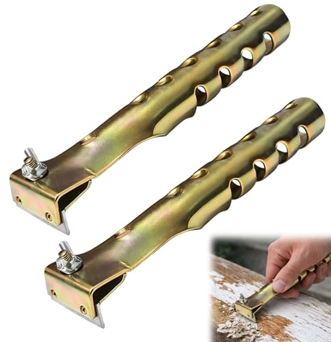 2 Pack Paint Scraper for Wood, Carbide Scraper, 4.5CM Scrappers Tool Heavy Duty Scrapers for Removing Paint, Glue, Grout, Varnish, Resin, Rust