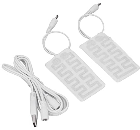 Generic Film Chauffant USB, Coussin Chauffant électrique Portable et Durable de 3,5x1,8 Pouces pour, Chaussettes et Chaussures, Matériau Sûr pour L'hiver
