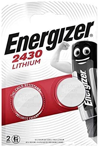 Energizer CR2430 Lithium Coin Button Cell Battery by Energizer (English Manual) Pack of 2
