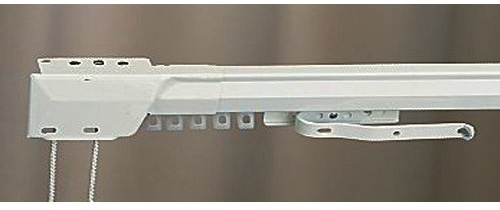 Kirsch 66 - 120 One Way Draw Adjustable Traverse Curtain Rod - Left
