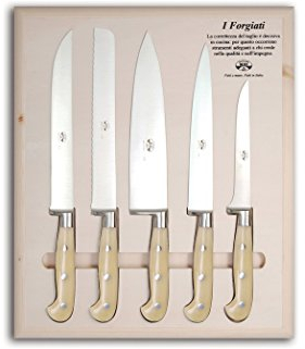 Coltellerie Berti - su Misura I Forgiati 5 Pz. CTP - Portacoltelli Magnetico per coltelli forgiati