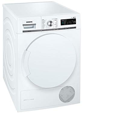 Siemens WT44W5W0 Sèche-linge à pompe à chaleur/A+++ / 8 kg/grand écran avec départ différé/auto-nettoyage automatique/blanc
