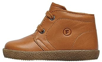 Falcotto Chaussures à Lacets en Nappa brossé, Beige 22