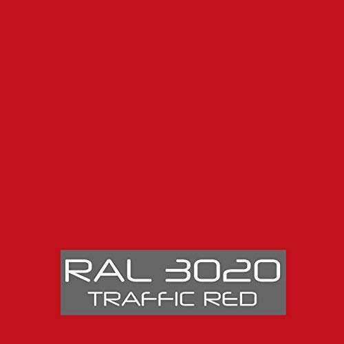 Résine pour sols en résine époxydique, peinture à base de résine époxy pour sols industriels Garage, o,6 kg de Rs Pastacolor (rouge feu RAL3020)