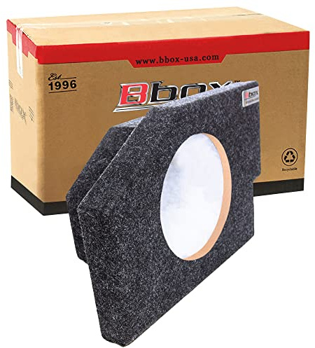 Bbox SCAD201-10CPDual - Caja de subwoofer sellada de 10 Pulgadas para Dodge Ram Quad Cabo 2002-2017 Lado del Conductor