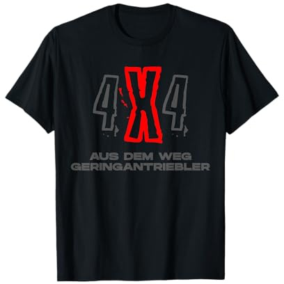 4x4 Off-road Auto Aus dem Weg Geringantriebler T-Shirt