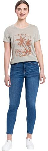 Cross Jeans Damen Jeans Judy - Super Skinny Fit - Blau - Straight Blue W25-W34 Stretch Baumwolle, Größe:25W / 32L, Farbvariante:Straight Blue 074