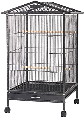 SUNESA Vogelvoliere vogelkäfige Neue große Papagei Vogel Käfig Spielen Top Pet Metal Cockatiel Macaw Cashatoo Crate House Bird Supplies Verwendung for Indoor Vogelhaus