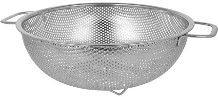 Metaltex Universalsieb mit stabilem Griff, Ø 25 cm, Edelstahl, sicherer Stand