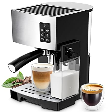 Macchina per il caffè Macchina per caffè espresso automatica Macchina per cappuccino Latte Macchina per caffè espresso All-in-one con schiuma di latte (Colore : CJ-265, Dimensioni : UK) (Cj 265)