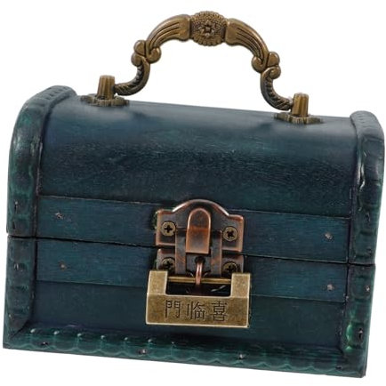 FUNOMOCYA Holzbehälter Kasten Vintage Aufbewahrungsbox Holz quadratisches Gehäuse fußbad schüssel Mini Schmuck Aufbewahrungskoffer für Kleinigkeiten Aufbewahrungsboxen für Armbänder hölzern