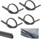 4 Pcs Gomas de Limpiaparabrisas Universales de 80cm: Repuestos Duraderos para Todo Clima, Ajustables a Cualquier Vehículo, Mejora la Visibilidad y Seguridad, Ideal para Sustituir Escobillas Traseras