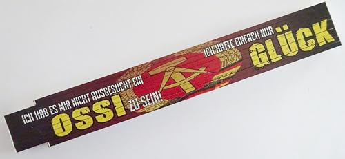 Zollstock Gliederstab Meterstab 2m - ich habe es mich nicht ausgesucht OSSI zu sein ich hatte einfach nur Glück DDR Osten