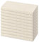 10er-Pack Leinen-Servietten, 40 x 40 cm Wiederverwendbare rustikale Leinenstoffservietten aus Baumwoll-Leinen-Mischgewebe Tischservietten für Hochzeit, Party, Bankett, Abendessen-Dekoration (Beige)
