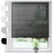 Persiana Veneciana de Aluminio SONELLO de Interior 50cm x 220cm Negro Persiana de Aluminio Klemmfix sin taladrar: protección Visual, antideslumbrante, contra la luz y Solar para Ventanas y Puertas