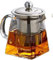 Cuperinox-Tetera de Cristal con Infusor para Té e Infusiones, Resistente al Calor y Compatible con Microondas ** - Infusion Prestige Collection (750 ml)