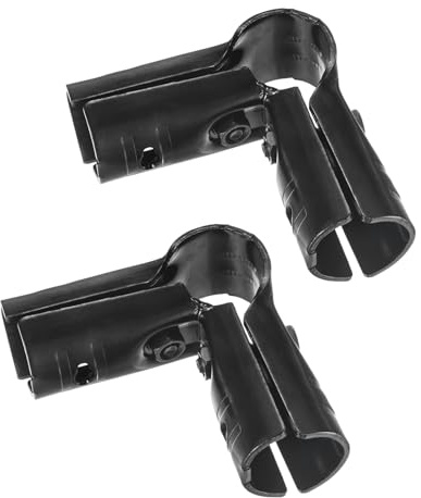 M METERXITY 2 Connettore Tubolare Strutturale A 90 Gradi 3 Vie Morsetto Tubo Acciaio Connettore Per Tubo OD 1.1 O 28MM Connettori Tubo Con Viti