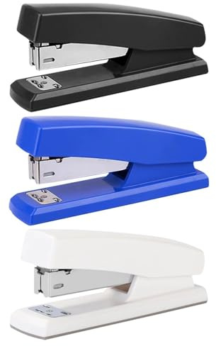 3 Piece Staplers, Manual Staplers, Portable Staplers, Paper Binding Tools, Study and Office Supplies