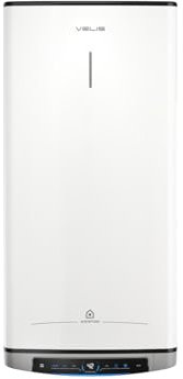 Ariston Velis Evo Dune Dry WiFi 65L - Scaldabagno piatto intelligente - Salvaspazio ultra piatto 27cm - Multiposizione - 25% di risparmio energetico - Flessibilità energetica - Installazione in