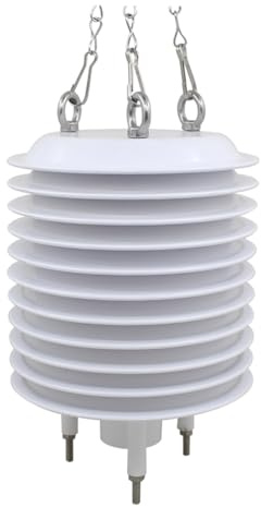 Eletech Schermo solare passivo meteo ID63mm custodia protettiva per sensore esterno capannina meteo stazione meteorologica (11placche)