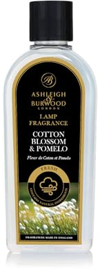 Ashleigh & Burwood | Cotton Blossom & Pomelo Lamp Fragrance | 500ml | Made in the UK | Fresh Scent with Natural Ingredients