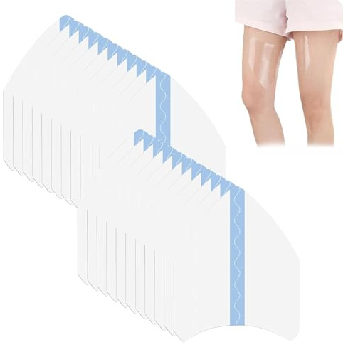 Thigh lyfttejp, 20 stycken antifriktions-lårplåster, svettbeständigt, transparent kroppsband för åtstramning och stöd, lyftklistermärken för ben, mage, lår, armar