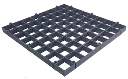 Grille de Sol en Gravier, pavés de Trottoir extérieurs, grilles de stationnement Robustes for Gazon, for renforcer Le Sol, Les chemins, Les patios et l'herbe(Color 2,50x50cm-20 Pieces)