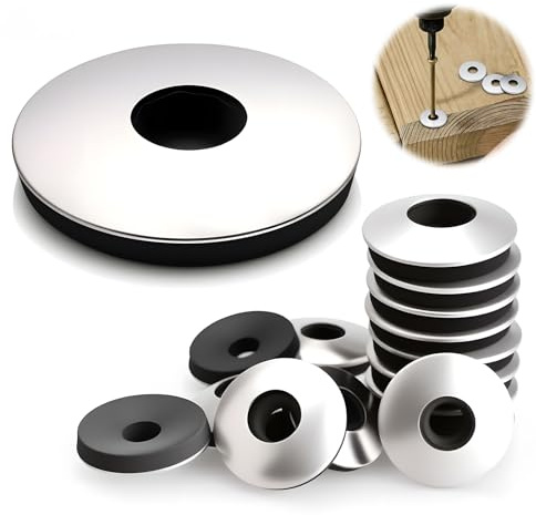 Wcawnlt Arandelas de Sellado M6, Arandela Para Tejado, Arandela Metálica Conjunto Goma, 16mm Diámetro, 2mm Grosor, Pack de 200, Ideal Para Tornillos y Construcción