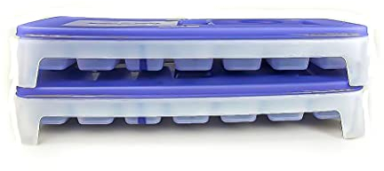 TUPPERWARE B04 Stampo per Ghiaccio porpora bianco 2x