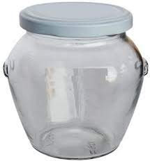 Confezione da 24 barattoli da 314 ml per marmellata Gourmet/Orcio con coperchio colorato a scelta (confezione da 24, bianco)