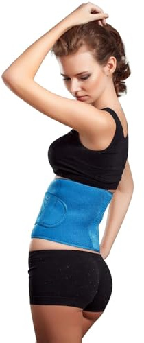 LOREY Atmungsaktive Rückenbandage für Frauen und Männer, Verstellbare Rückenstütze aus Neopren, Nierengurt für Sport, Fitness und Arbeit, Lumbalbandage, Rückenstützgürtel in Größe XXL, Blau