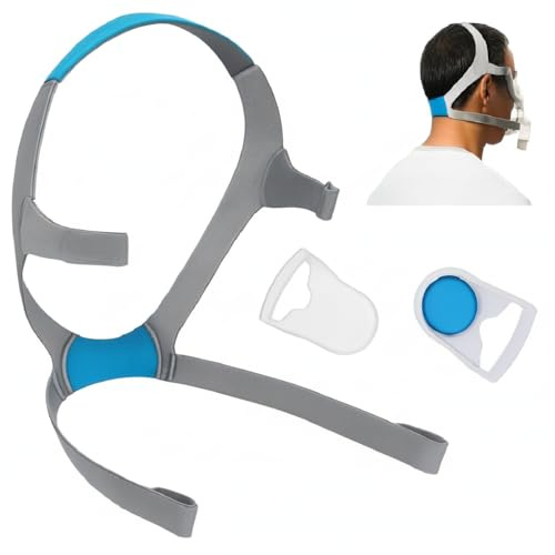 CPAP Kopfband kompatibel mit ResMed Airfit F20 N20 F30 AirTouch F20 Maske, robustes Ersatz Kopfband mit stärkeren Spitzen & glatter Innenseite für optimalen Komfort & stabilen Halt.