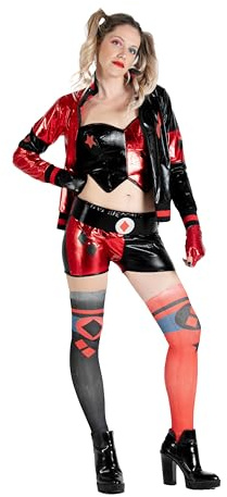 Ciao- Harley Quinn costume travestimento ragazza donna originale DC Comics