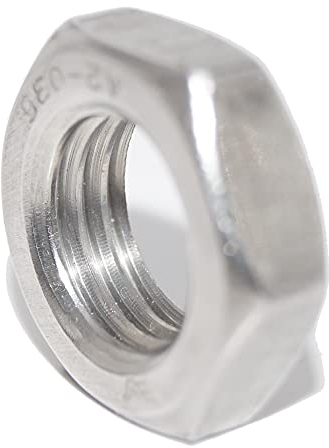 Sechskantmuttern M20 6 Stück niedrige Form DIN 439 A2 Edelstahl Muttern V2A Sechskant-Mutter