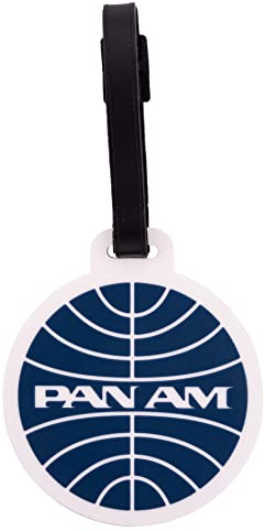 Desert Cactus Pan Am Airways Airline PVC Luggage Tag Bag (Luggage Tag Design 1)