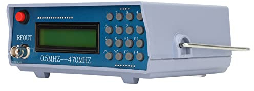 Generador de Señal Funcional, 0.5M-470MHz Generador de Señal de Frecuencia Generador de Señal de Radio FM Generador de Señal de Intercomunicación para Comunicación Inalámbrica