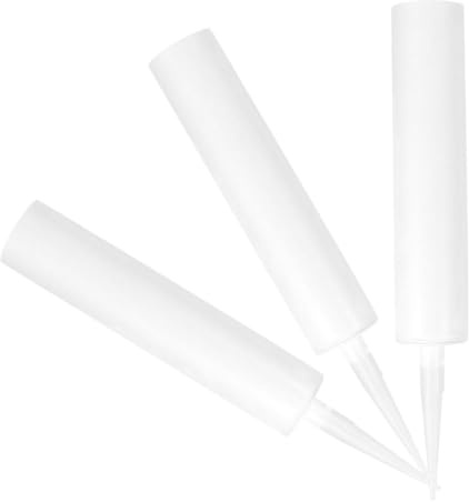 Ciieeo Empty Caulking Sealant Tubes 13.00 Inch Refillable Caulk Tubes with Precision Pointed Tip for Diy Home Repair Tile Grout Crack Sealing Pack of 3