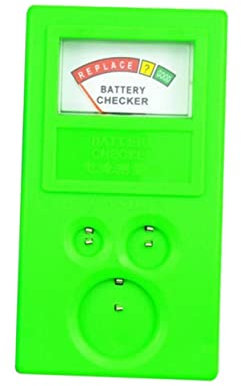 MERRYHAPY Batterietester Für Knopfbatterien Und Batterieprüfer Leicht Zu Tragen Ablesbar