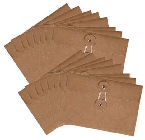 BCOATH Kraft Umschläge Briefumschläge Kartenhalter Briefhalter Hochzeits Einladungskarten Kalligraphie Organizer Für
