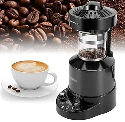 Machine à torréfier Le café à contrôle de température | Torréfacteur à air Automatique avec broyeur intégré | Minuterie de Cuisson électrique à Domicile | Haricots